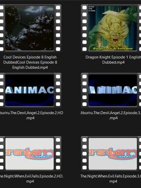 15 English Dubbed Anime episodes, one is a movie